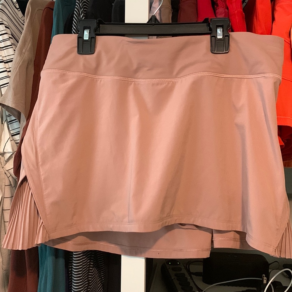 Lululemon athletica play off the pleats tennis running skirt